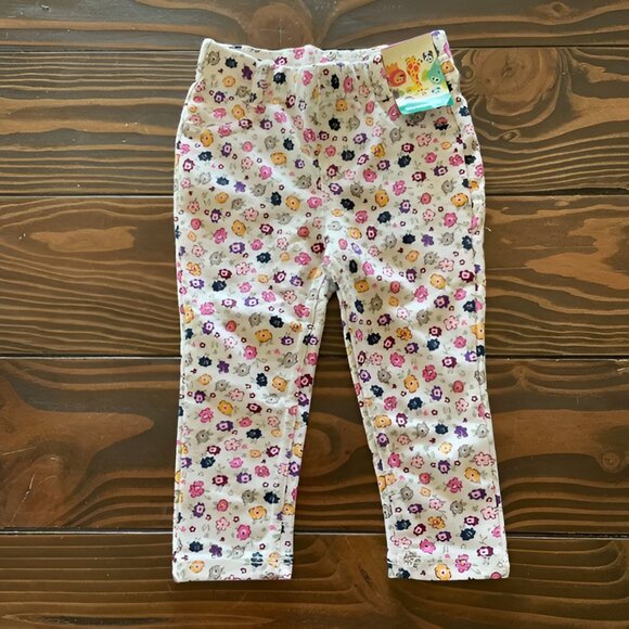 5/$20 NEW 18M Girls Floral Jeans-Jeggings - Picture 1 of 2